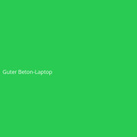 Guter Beton-Laptop