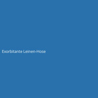 Exorbitante Leinen-Hose