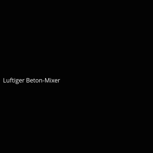 Luftiger Beton-Mixer